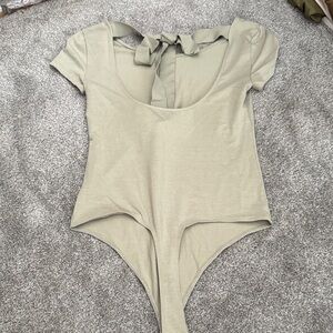 American Eagle Outfitters Olive Bodysuit